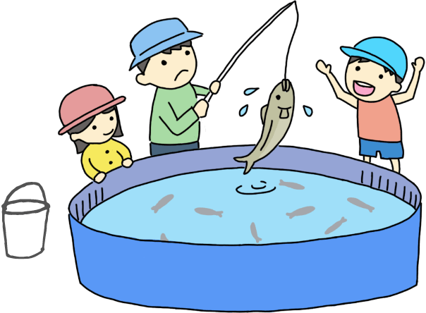 釣れマスつり場